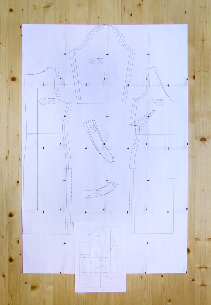Cómo imprimir y ensamblar patrones – moldes de costura PDF