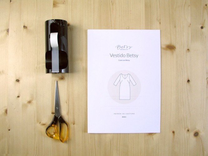Cómo imprimir y montar un patrón PDF | Betsy Costura